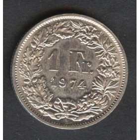 SWITZERLAND 1 Franc 1974