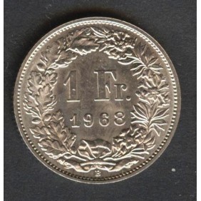 SWITZERLAND 1 Franc 1968 B