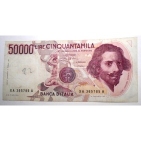 50.000 Lire Bernini 1° Tipo...