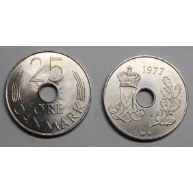 DENMARK 25 Ore 1977