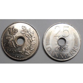 DENMARK 25 Ore 1970