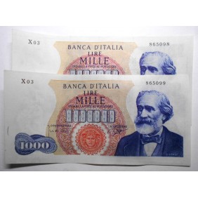 1000 Lire VERDI 1963 serie...