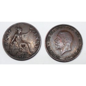 GREAT BRITAIN 1/2 Penny 1932