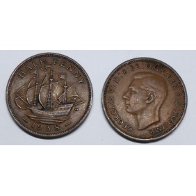 GREAT BRITAIN 1/2 Penny 1938