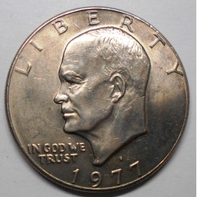 USA 1 Dollar Eisenhower 1977 D