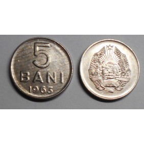 ROMANIA 5 Bani 1963