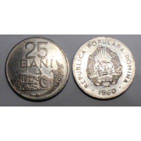 ROMANIA 25 Bani 1960