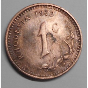 RHODESIA 1 Cent 1972