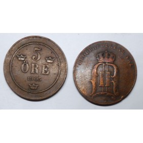 SWEDEN 5 Ore 1905