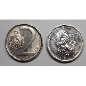 CZECH REPUBLIC 2 Koruny 1998