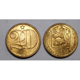 CZECHOSLOVAKIA 20 Haleru 1978