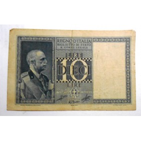 10 Lire 1939 / XVIII...