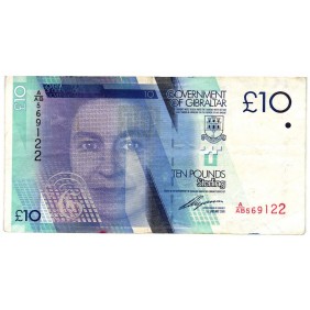 GIBRALTAR 10 Pounds 2010
