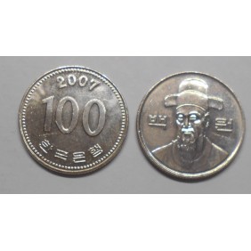 SOUTH KOREA 100 Won 2007