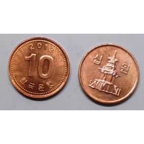SOUTH KOREA 10 Won 2013