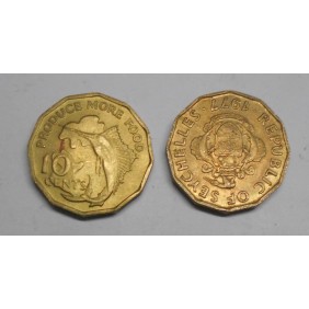 SEYCHELLES 10 Cents 1977 Fao