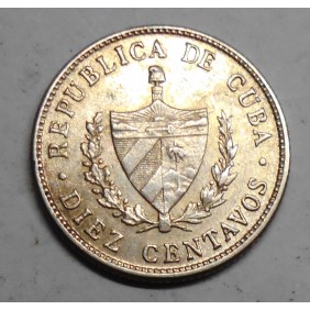 CUBA 10 Centavos 1948 AG