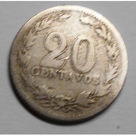 ARGENTINA 20 Centavos 1909