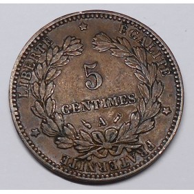 FRANCE 5 Centimes 1891