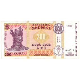 MOLDOVA 200 Lei 2009