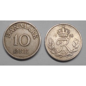 DENMARK 10 Ore 1956