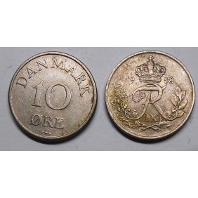 DENMARK 10 Ore 1958
