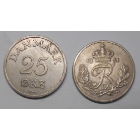 DENMARK 25 Ore 1951