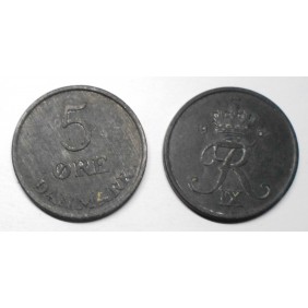 DENMARK 5 Ore 1963 Z