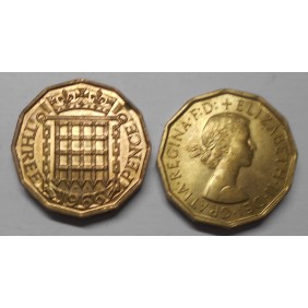 GREAT BRITAIN 3 Pence 1966