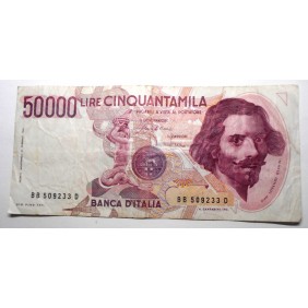 50.000 Lire Bernini 1° Tipo...