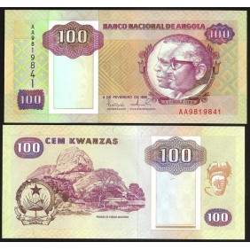 ANGOLA 100 Kwanzas 1991