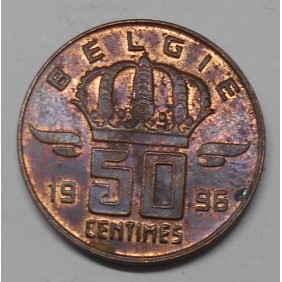 BELGIUM 50 Centimes 1996...