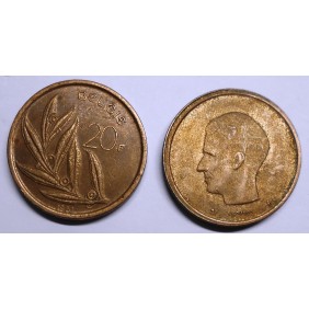 BELGIUM 20 Francs 1981 Belgie