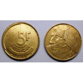 BELGIUM 5 Francs 1987 Belgique