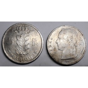 BELGIUM 5 Francs 1948 Belgique
