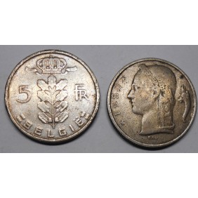 BELGIUM 5 Francs 1950 Belgie