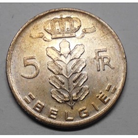 BELGIUM 5 Francs 1958 Belgie