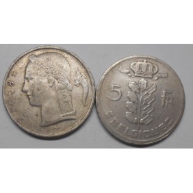 BELGIUM 5 Francs 1958 Belgique