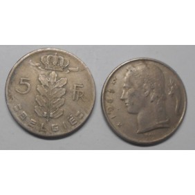 BELGIUM 5 Francs 1961 Belgie