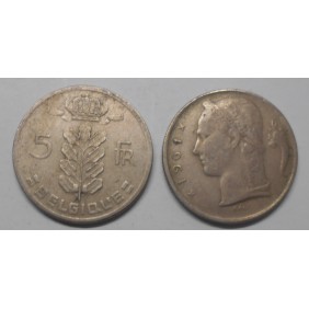 BELGIUM 5 Francs 1961 Belgique