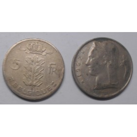 BELGIUM 5 Francs 1962 Belgique