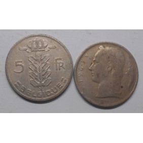 BELGIUM 5 Francs 1963 Belgique