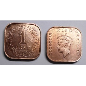 MALAYA 1 Cent 1940