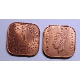 MALAYA 1 Cent 1945