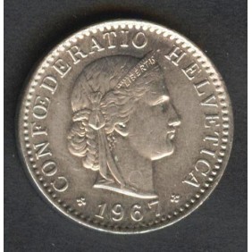 SWITZERLAND 20 Rappen 1967