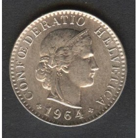 SWITZERLAND 20 Rappen 1964