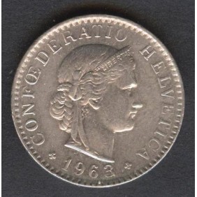 SWITZERLAND 20 Rappen 1963