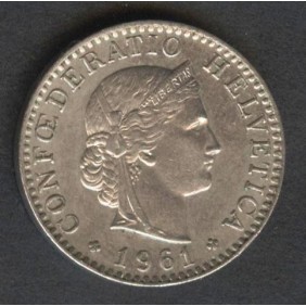SWITZERLAND 20 Rappen 1961