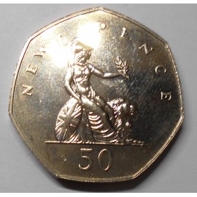 GREAT BRITAIN 50 New Pence...