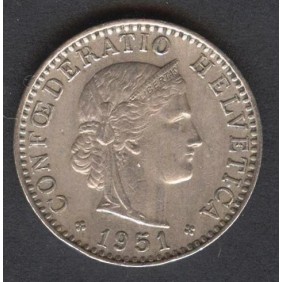 SWITZERLAND 20 Rappen 1951
